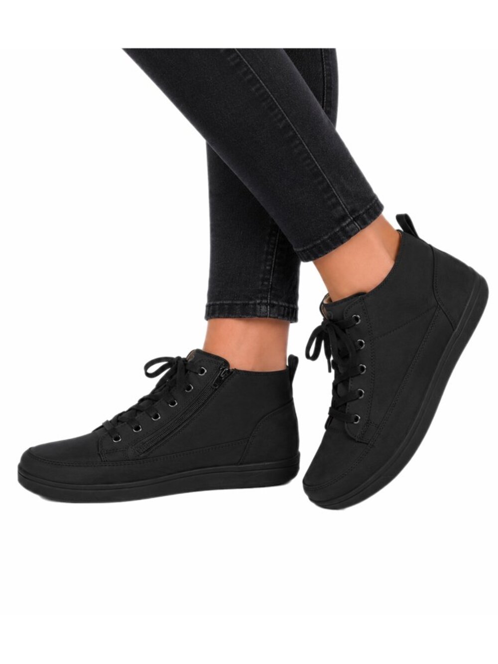 Vionic Boots Womens 9 Black Leather Ankle Comfort Athleisure Gorp Hiking Errands